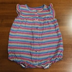 Carter's girls striped romper, 9 months, so cute!